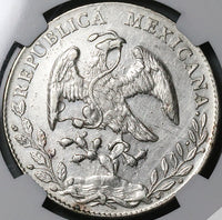 1890-Do JP NGC AU Mexico 8 Reales Durango Mint Scarce Silver Coin (24042002C)