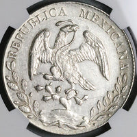 1890-Do JP NGC MS 61 Mexico 8 Reales Durango Rare Mint State Silver Coin (23042601D)