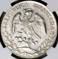 1890-Do JP NGC MS 61 Mexico 8 Reales Durango Rare Mint State Silver Coin (23042601D)