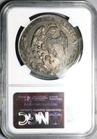 1891-Oa NGC MS 62 Mexico 8 Reales Oaxaca Mint Rare Silver Coin (24090703C)