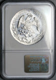 1893-Ga NGC MS 63 Mexico 8 Reales Guadalajara Proof Like Silver Coin (26030201C)