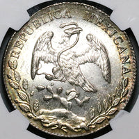 1895-Ga NGC MS 64 Mexico 8 Reales Guadalajara Last Year Silver Coin POP 5/1 (23081301C)