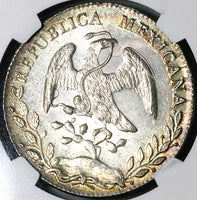 1895-Ga NGC MS 64 Mexico 8 Reales Guadalajara Last Year Silver Coin POP 5/1 (23081301C)