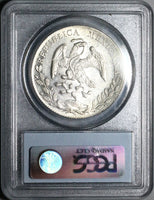 1895-Ho PCGS AU 58 Mexico 8 Reales Hermosillo Mint Last Year Silver Coin (24110401D)
