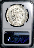 1897-Zs NGC AU 58 Mexico 8 Reales Zacatecas Mint Cap Rays Silver Coin (26081901C)