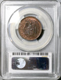 1915 PCGS MS 63 Aguascalientes 5 Centavos Mexico Revolution RB Coin POP 1/1 (26100101C)