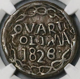 1826 NGC VF 20 Colima 1/4 Real Quart Rare Mexico Local Copper Coin POP 1/0 (25051901C)