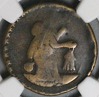 1830s NGC G 6 Pazcuaro 1/8 Real Mexico Michoacan Local Rare Unpublished Coin (24042101C)