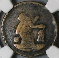 1830s NGC G 6 Pazcuaro 1/8 Real Mexico Michoacan Local Rare Unpublished Coin (24042101C)