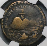 1830s NGC G 6 Pazcuaro 1/8 Real Mexico Michoacan Local Rare Unpublished Coin (24042101C)