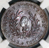 1863 NGC MS 62 Sinaloa Culiacan Mexico 1/4 Real Coin POP 1/1 (25050603C)