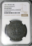 1813 NGC XF SUD TC Oaxaca 8 Reales Tierra Caliente Morelos Rare Coin (25101704C)