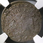 1858 NGC AU Zamora 1/8 Real Mexico Za Octavo Local Coin POP 1/0 (24041901C)