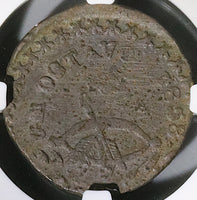 1858 NGC AU Zamora 1/8 Real Mexico Za Octavo Local Coin POP 1/0 (24041901C)