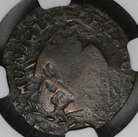 1858 NGC Fine Zamora 1/8 Real Mexico Za Counterstamp Octavo Local Coin POP 1/0 (24041101C)