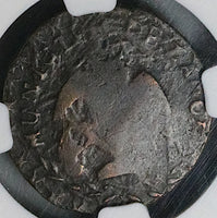 1858 NGC Fine Zamora 1/8 Real Mexico Za Counterstamp Octavo Local Coin POP 1/0 (24041101C)