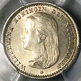 1892 PCGS MS 63 Netherlands 10 Cents Wilhelmina Utrecht Silver Coin (25092905C)