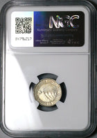 1936 NGC MS 64 Nicaragua 10 Centavos Volcanos Cordoba Silver Coin (24111003C)