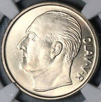 1965 NGC MS 67 Norway 1 krone Horse Key Date Olav V Coin POP 3/0 (24082303C)