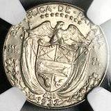1932 NGC MS 64 Panama 1/10 Balboa 90% Scarce Silver Coin (25112202C)