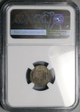 1779 NGC F Peru 1/2 Real Charles III Colonial Revolution Silver Coin (26083001C)