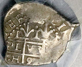 1697 PCGS VF 30 Bolivia Cob 1 Real Potosi Spain Charles II Colonial Coin POP 1/0 (26091901C)