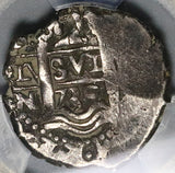 1735 PCGS XF 40 Peru Cob 2 Reales Spain Colonial Silver Coin POP 1/0 (24100101C)