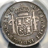 1794 PCGS VF Peru 2 Reales Charles IIII Lima Spain Colonial Silver Coin (25032201C)