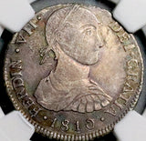 1810 NGC VF 35 Peru 2 Reales Imaginary Bust Ferdinand VII Silver Coin POP 1/1 (26091203C)