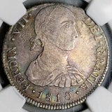 1810 NGC VF 35 Peru 2 Reales Imaginary Bust Ferdinand VII Silver Coin POP 1/1 (26091203C)