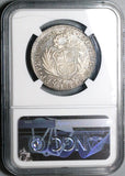 1850 NGC MS 64 Peru Lima 4 Reales Standing Liberty Coin POP 2/1 (24012701C)