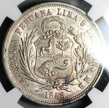 1858 NGC MS 62 50 Centavos Transitional Rare Seated Liberty Silver Coin POP 4/4 (25112503C)