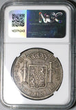 1775 NGC XF 40 Peru 8 Reales Charles III Lima Pillars Silver Dollar Coin (25051302D)