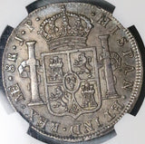 1809 NGC XF 45 Peru 8 Reales Imaginary Small Bust Ferdinand VII Silver Coin (25061002C)