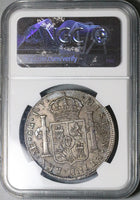 1809 NGC XF 45 Peru 8 Reales Imaginary Small Bust Ferdinand VII Silver Coin (25061002C)