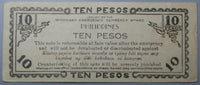 1944 Philippines 10 Pesos Mindanao Emergency WWII Note (23060403R)