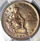 1921 PCGS MS 64 Philippines 1 Centavo Manila Mint State Coin (25061501C)