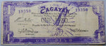 1942 Philippines Cagayan 1 Peso Emergency WWII Note (23053001R)