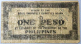 1943 Philippines 1 Peso Bohol Emergency WWII Note (23053002R)