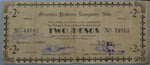 1940s Philippines 2 Pesos Mountain Province Emergency WWII Note (23052703R)
