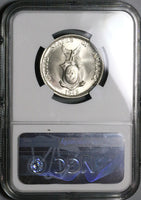 1945-S NGC MS 65 Philippines Silver 50 Centavos GEM WWII USA Coin (24053103C)