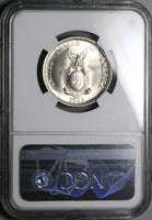 1945-S NGC MS 67 Philippines Silver 50 Centavos GEM WWII USA Coin (25091101D)