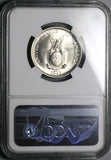 1945-S NGC MS 67 Philippines Silver 50 Centavos GEM WWII USA Coin (25091101D)