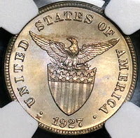 1927 NGC MS 64 Philippines 5 Centavos Manila Mint USA Coin (23082302C)