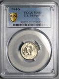 1944-S PCGS MS 65 Philippines 5 Centavos Gem Mint State USA Coin (26090501C)