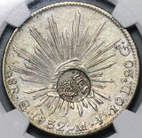 1837 NGC XF Philippines 8 Reales Counterstamp Mexico 1832-Go Silver Coin (21051801D)