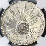 1837 NGC XF Philippines 8 Reales Counterstamp Mexico 1832-Go Silver Coin (21051801D)
