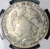 1837 NGC XF Philippines 8 Reales Counterstamp Mexico 1832-Go Silver Coin (21051801D)