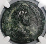143 NGC XF Antoninus Pius Egypt Alexandria Drachm Serapis Quadriga Year 7 (24081501C)