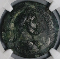 143 NGC XF Antoninus Pius Egypt Alexandria Drachm Serapis Quadriga Year 7 (24081501C)